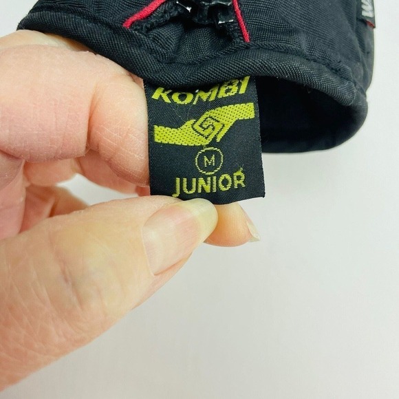 Kombi‎ Racing Gloves Juniors M Red Insulated Water Guard Motocross Cycling - Picture 4 of 9